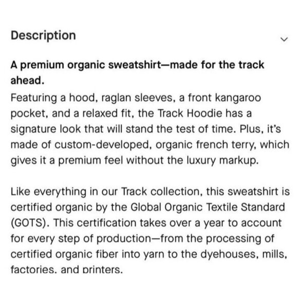 Everlane Men’s Small Hoodie Sweatshirt Gray New With Tag Kangaroo Pocket Organic - Picture 6 of 8